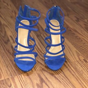 Royal blue heels